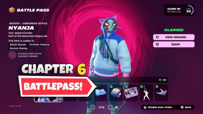 Get Your Battle Pass for Fortnite Chapter 6